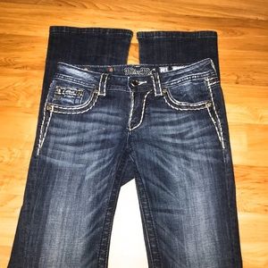Miss Me Boot Cut Dark Wash Jeans Size 28